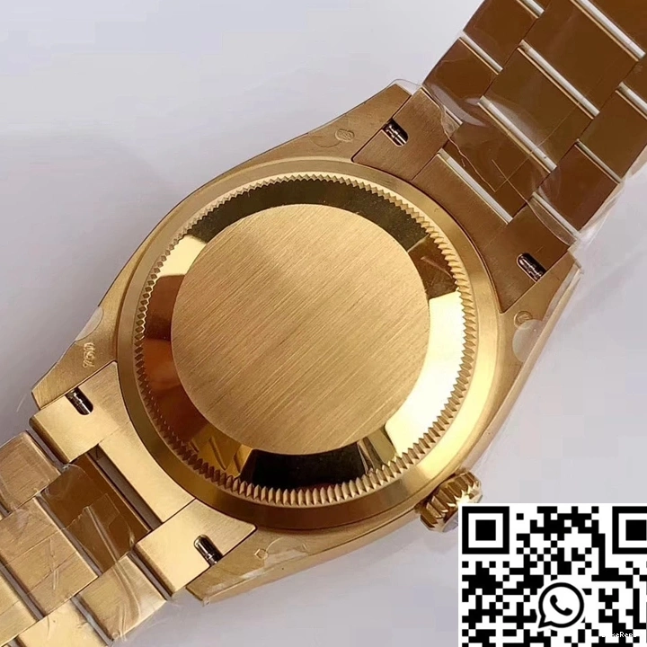 M128238 Rolex EW Scale Factory Day-Date Roman Time Dial White 0117